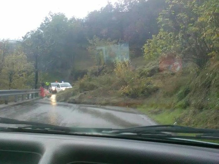 Cairo, nuova frana in frazione Carretto: sul posto i vigili del fuoco