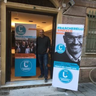 Finale Ligure: Frascherelli inaugura il suo point elettorale