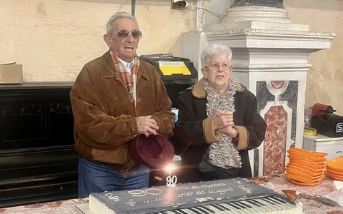 Tovo S. Giacomo, festa a sorpresa per i 90 anni di &amp;quot;Mimmo du Re&amp;quot; (FOTO)