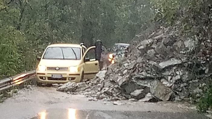 La frana dello scorso 16 ottobre a Cà del Moro