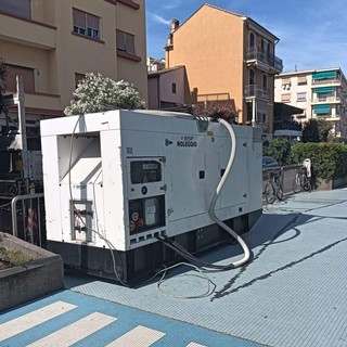 Albissola, calo di tensione elettrica per gli stabilimenti balneari: posizionato un gruppo elettrogeno