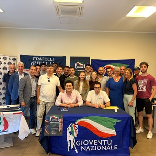 Primo congresso provinciale di Gioventù Nazionale Savona, eletto presidente Riccardo Boffa