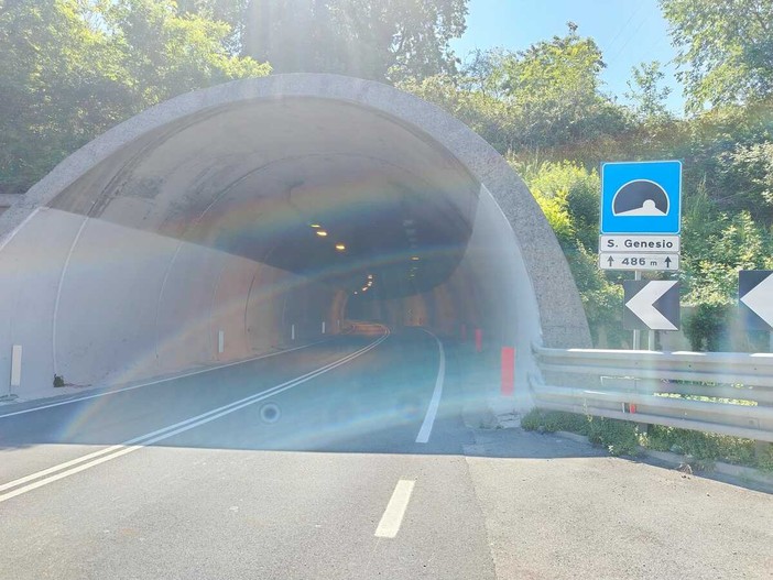 Vado Ligure, incidente nella galleria San Genesio: strada riaperta dopo alcune ore