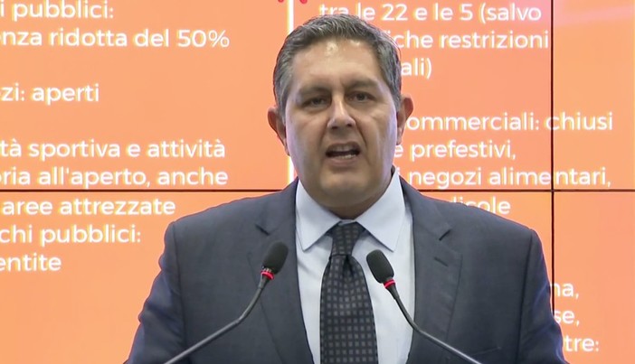 Coronavirus, Toti: "Zona arancione in tutte le province, virus cresce in maniera omogenea" Coronavirus, Toti: "Zona arancione in tutte le province, virus cresce in maniera omogenea"