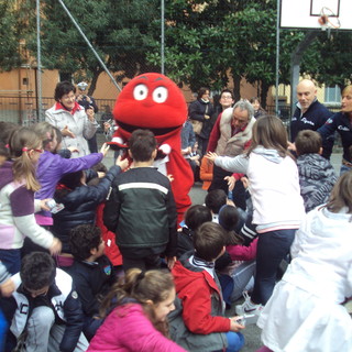 Il Gabibbo alle elementari di Celle