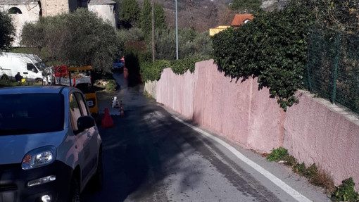 Finale, guasto all'acquedotto in frazione Gorra: nel pomeriggio chiusa via Valgelata