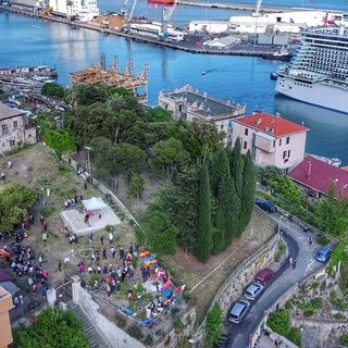 L'area rinnovata del Giardino del San Giacomo