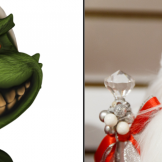 Il Grinch e Babbo Natale a Albissola Marina