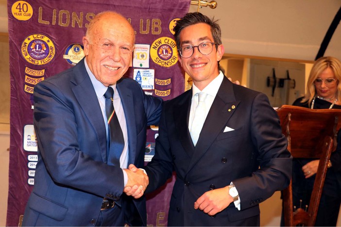 Cambio al vertice del Lions Club "Baia del Sole - Alassio": il nuovo presidente è Luca Russo