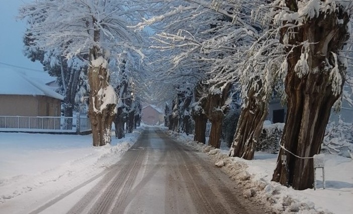 Meteo, temperature rigide nel savonese: il record a Giusvalla con -12°