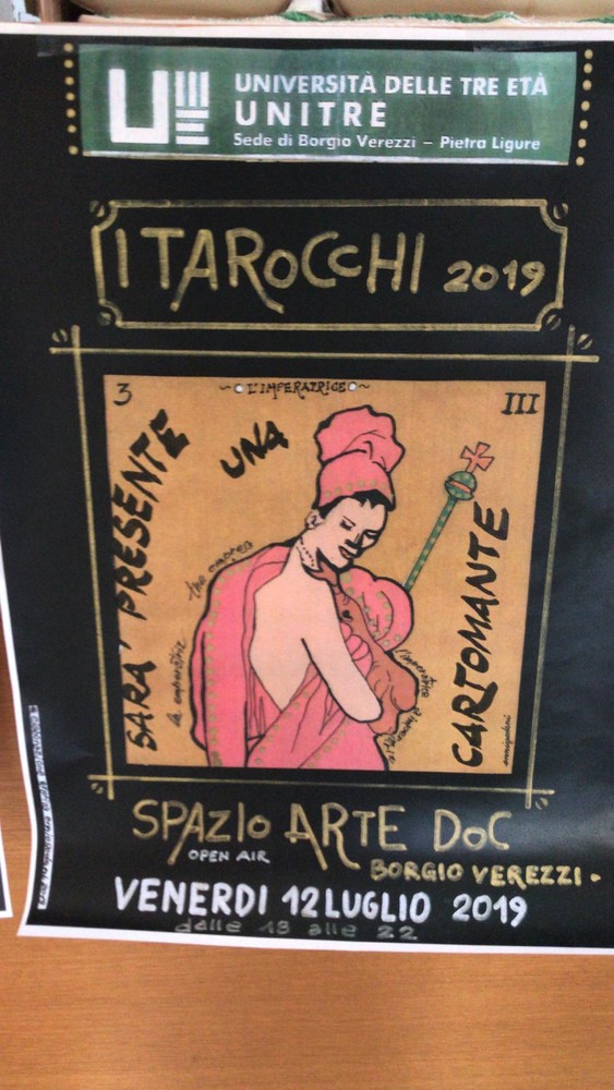 Ennio Godani "racconta i tarocchi" in arte a Borgio Verezzi