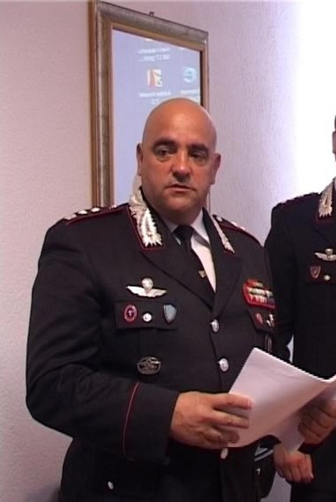 Il comandante provinciale dei carabinieri Giovanni Garau Il comandante provinciale dei carabinieri Giovanni Garau
