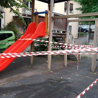 Dego, l'Avis restaura i giochi per bambini in piazza del Monumento (FOTO) Dego, l'Avis restaura i giochi per bambini in piazza del Monumento (FOTO)