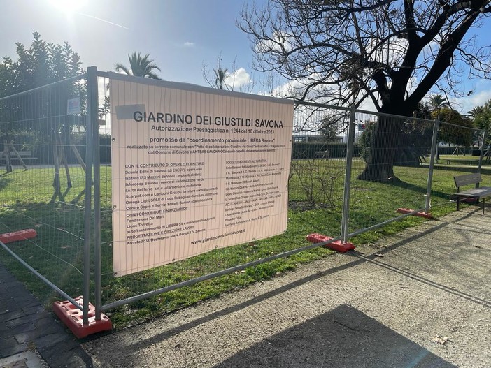 A Savona prendono il via i lavori del Giardino dei Giusti al Prolungamento a mare A Savona prendono il via i lavori del Giardino dei Giusti al Prolungamento a mare