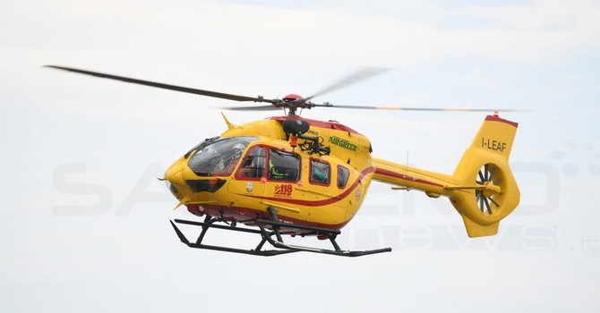 Biker cade sulle alture tra Loano e Pietra Ligure, trasportato al Pronto soccorso del Santa Corona