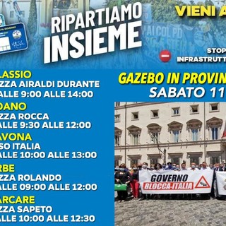 La Lega in provincia di Savona lancia una raccolta firme contro "l'isolamento infrastrutturale"