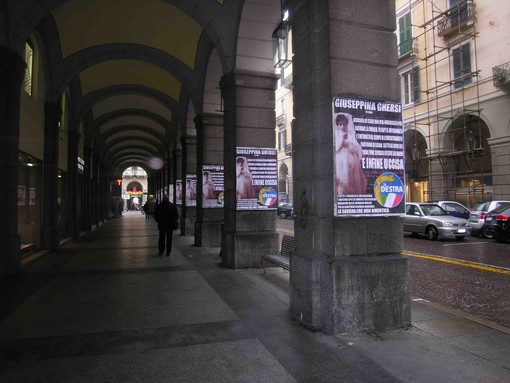 Savona, La Destra tappezza Via Paleocapa di manifesti in ricordo di Giuseppina Ghersi