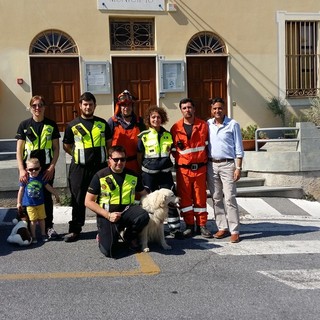 Antincendio boschivo e cinofili incontrano i bambini delle elementari a Giustenice