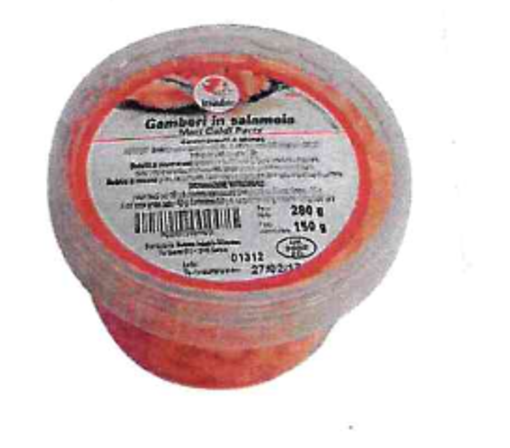 Allerta a non consumare gamberetti precotti in salamoia di ditta genovese, prodotto contiene solfiti estremamente pericolosi per soggetti sensibili Allerta a non consumare gamberetti precotti in salamoia di ditta genovese, prodotto contiene solfiti estremamente pericolosi per soggetti sensibili