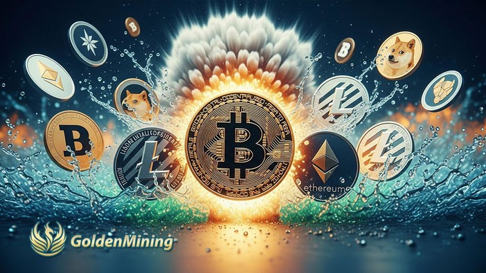 Il Btc raggiunge un nuovo massimo, l'Eth salirà a 6.500 dollari, il reddito giornaliero di GoldenMining raggiunge i 6.700 dollari!