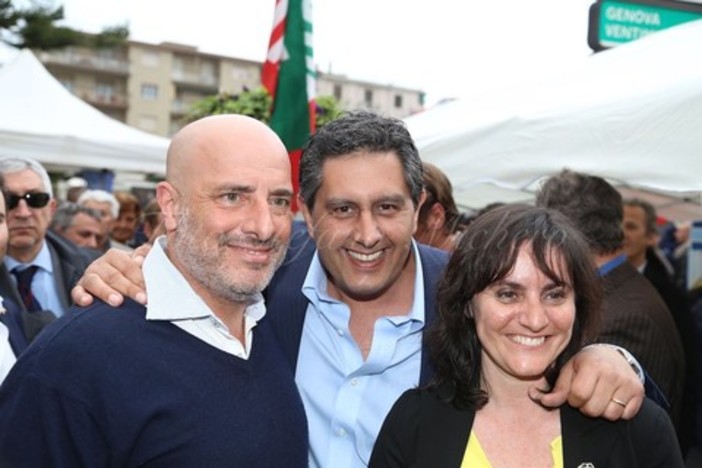 Regionali 2015, Gianni Berrino (FdI-An) e Sonia Viale (Lega Nord) nel listino per sostenere la candidatura alla presidenza di Giovanni Toti Regionali 2015, Gianni Berrino (FdI-An) e Sonia Viale (Lega Nord) nel listino per sostenere la candidatura alla presidenza di Giovanni Toti