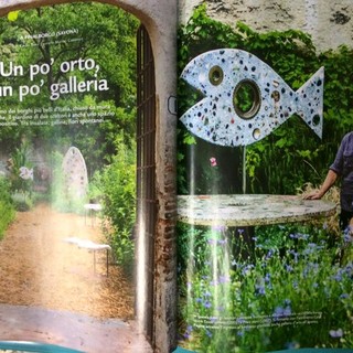 Un gioiello verde nascosto nella mura di Finalborgo: alla scoperta del giardino artistico sul mensile Gardenia