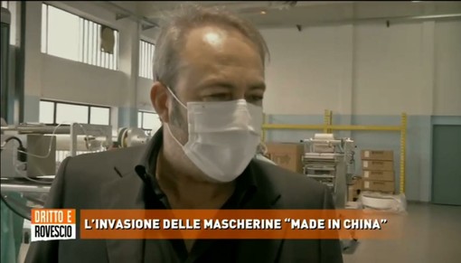 Mascherine, l'imprenditore alassino Puricelli: &quot;La Cina ci sta guadagnando sopra&quot;