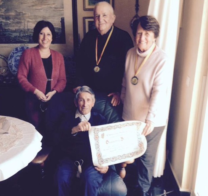 100 anni per Giambattista Bignone, un uomo che ha fatto la storia di Albenga (FOTO) 100 anni per Giambattista Bignone, un uomo che ha fatto la storia di Albenga (FOTO)