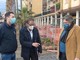 immagine di repertorio: la più recente visita di Giampedrone ad Albenga, qui con il sindaco Tomatis e il consigliere regionale Vaccarezza