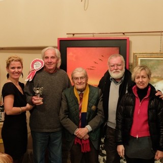 Gerry Buschiazzo "vincitore assoluto" del concorso di pittura del Gruppo Artistico "Le cafe des artistes" di Pietra Ligure