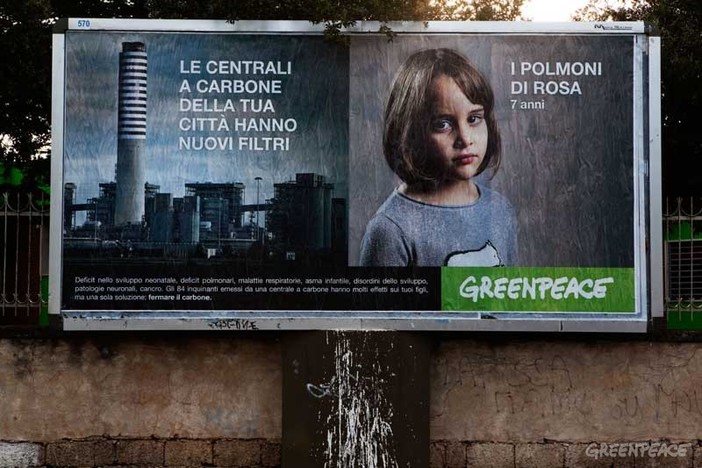 Greenpeace sul processo di Brindisi a Enel: i bambini i più colpiti Greenpeace sul processo di Brindisi a Enel: i bambini i più colpiti