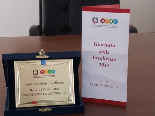 Alunno dell'istituto agrario di Albenga partecipa alla giornata delle eccellenze a Roma