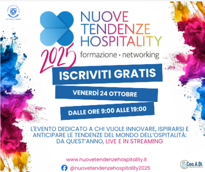 Luci puntate su "Nuove Tendenze Hospitality 2025": L'evento che fa il sold out Luci puntate su "Nuove Tendenze Hospitality 2025": L'evento che fa il sold out