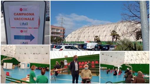 Covid, primo giorno di vaccinazioni ad Albenga. Il sindaco Tomatis: "L'inizio della fine di un incubo" (FOTO e VIDEO)