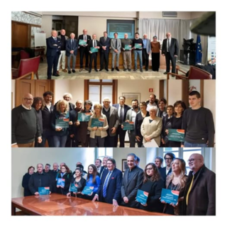 L'ultima cerimonia di premiazione delle imprese nelle sedi dell’Ente camerale L'ultima cerimonia di premiazione delle imprese nelle sedi dell’Ente camerale
