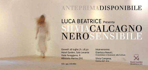 Albissola Marina, inaugurazione della mostra "Nero sensibile" di Silvia Calcagno