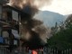Loano: incendio in un garage in via San Giuseppe