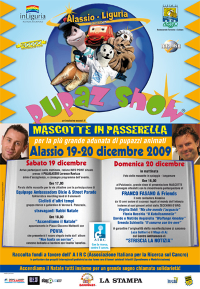 Alassio: il 19 e 20 dicembre mascotte in passerella