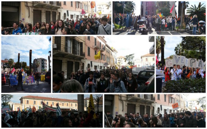 Ad Imperia oltre 2000 persone per i cortei della 21° "Giornata della Memoria e dell'Impegno" in ricordo delle vittime delle mafie