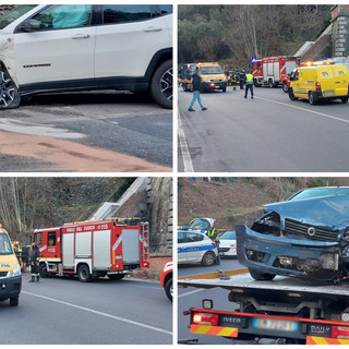 Savona, scontro frontale sulla Sp29: soccorsi mobilitati in via Nazionale Piemonte (FOTO e VIDEO)