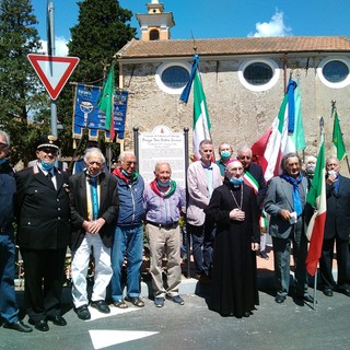 Cerimonia toccante in frazione Bossoleto a Villanova d'Albenga per ricordare don Pietro Enrico (FOTO e VIDEO)