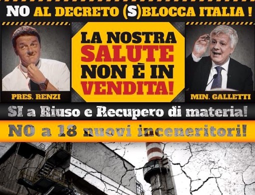 L'ombra di un inceneritore sulla Provincia di Savona: scatta la petizione su Change.org contro lo &quot;Sblocca Italia&quot;, per &quot;Vivere Vado&quot; è il &quot;momento di agire&quot;