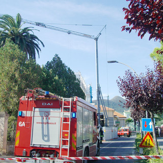 Loano operaio cade da un'impalcatura e si frattura una gamba Loano operaio cade da un'impalcatura e si frattura una gamba