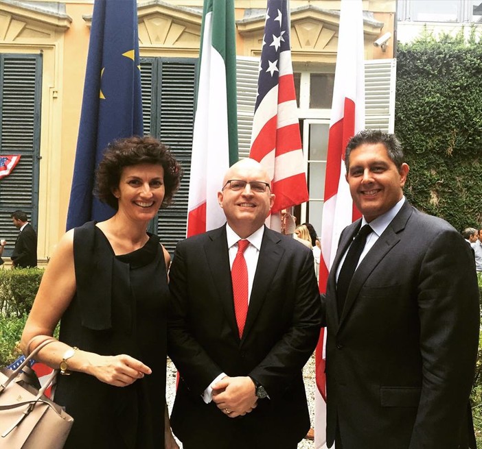 Savona e la Liguria celebrano l’Indipendence Day degli Stati Uniti alla presenza del Console Generale Philip Reeker