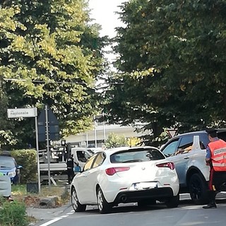 Carcare, scontro tra auto e SUV poco prima della rotonda di Vispa (FOTO)