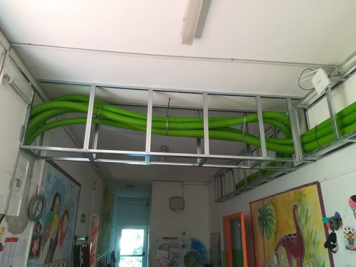 Murialdo, installato nelle scuole primarie un impianto per migliorare la qualità dell'aria (FOTO) Murialdo, installato nelle scuole primarie un impianto per migliorare la qualità dell'aria (FOTO)
