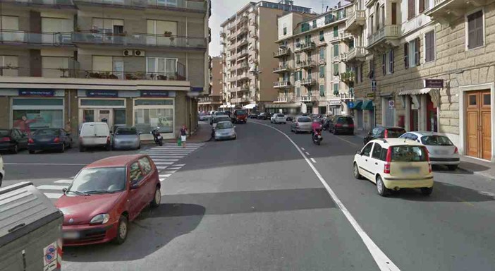 Savona, tamponamento in corso Vittorio Veneto Savona, tamponamento in corso Vittorio Veneto
