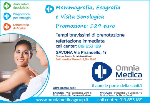 Omnia Medica in prima linea per la prevenzione del tumore al seno
