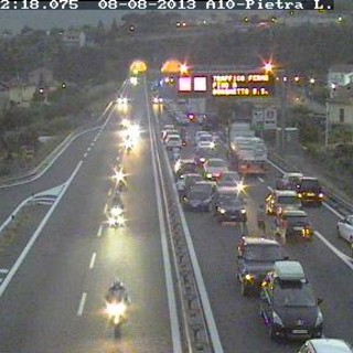 Immagine della webcam di autostrada dei Fiori