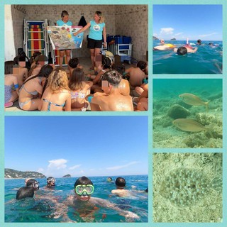 Bergeggi, i ragazzi del campo "La Dolce Vita" alla scoperta del mare